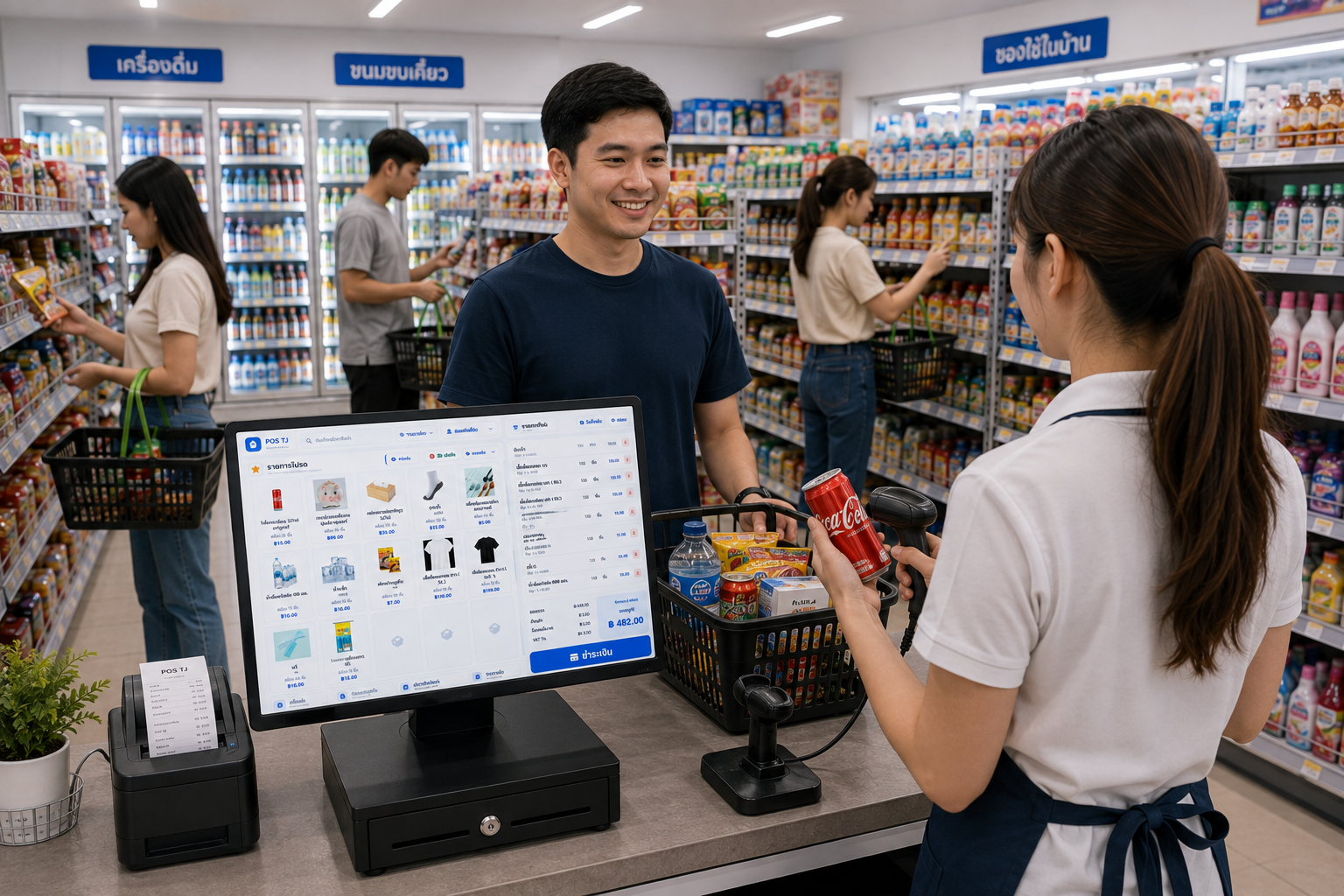 ระบบขายหน้าร้าน POSTJ